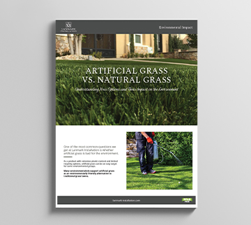 Artificial Grass vs. Natural Grass Brochure