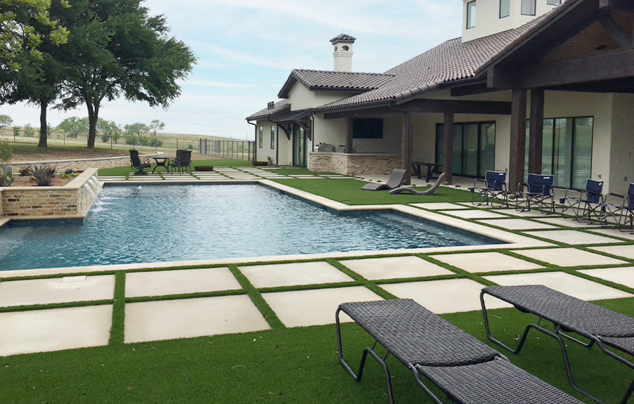 artificial turf pool surround