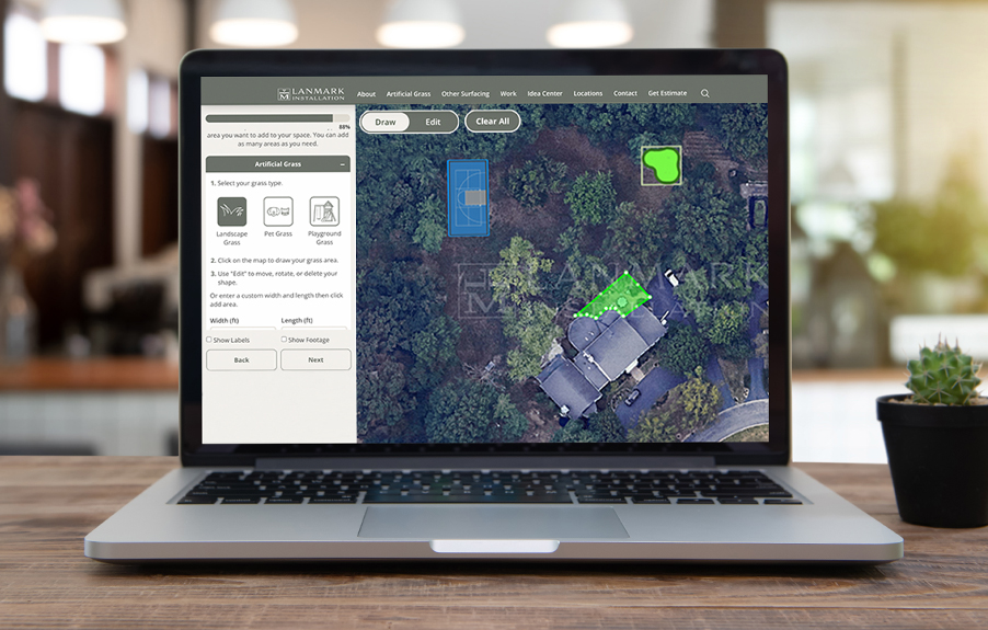 Laptop with virtual mapping technology