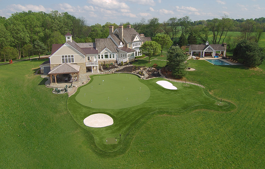 Lanmark Installation Turf Putting Green