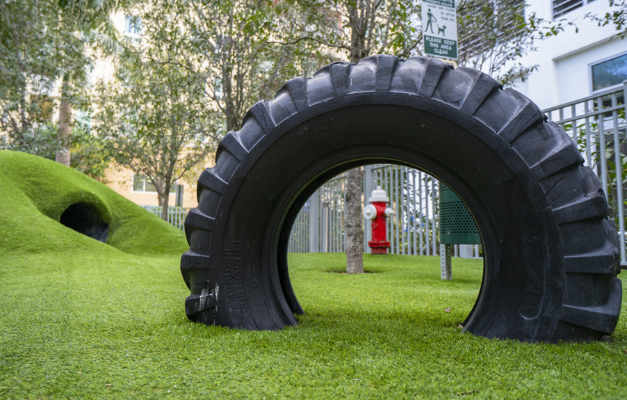Pet Park with Fire Hydrant