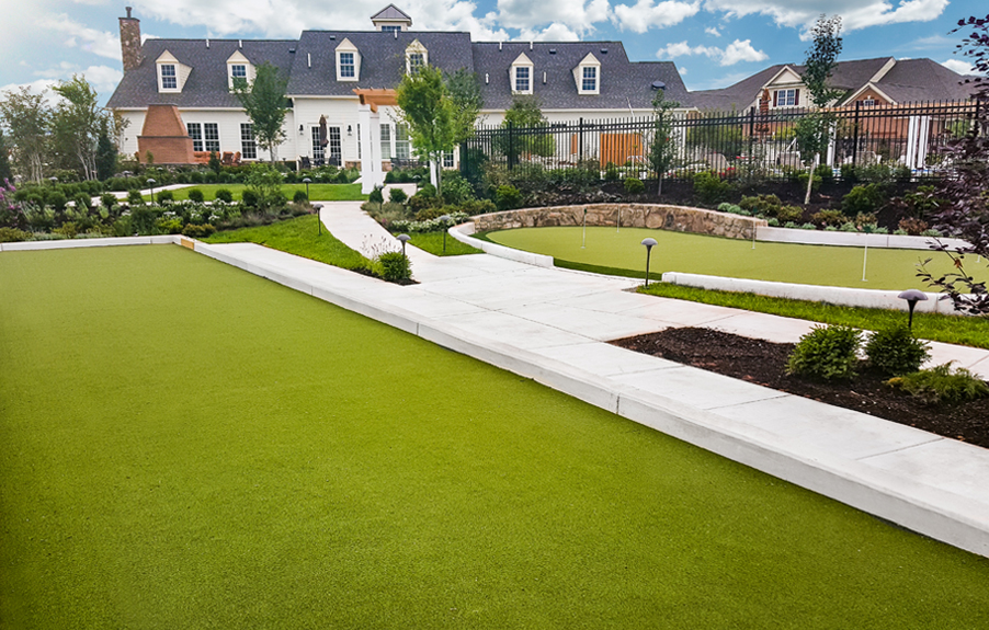Synthetic Turf Bocce Court