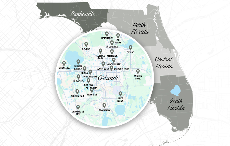 Orlando Florida Turf Installation Service Area